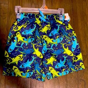 Shark swim trunks BOYS!